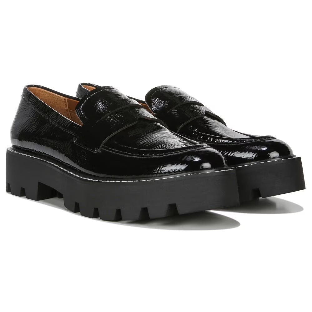 Franco Sarto Black Loafers